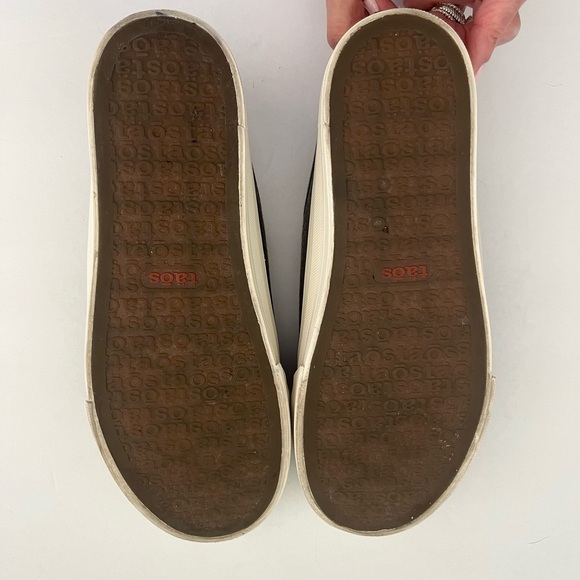 Taos Womens EZ Soul Slip On Canvas Sneakers Shoes size 8 black/grey - Picture 6 of 8